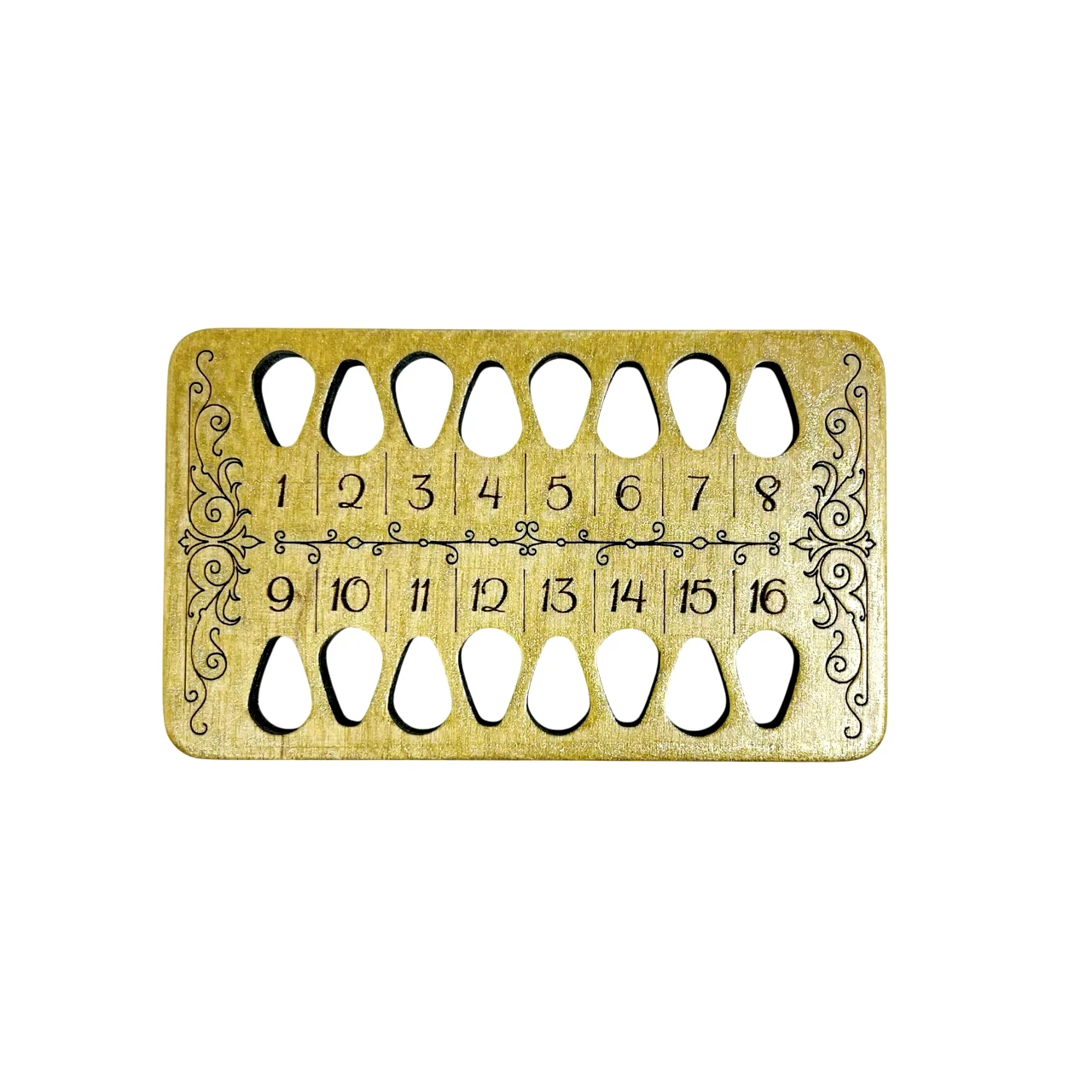 083_04 на 16.png ES16 Органайзер золото (gold) на 16 мулине