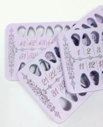 Eugene_092_01 orchid gold pearl комплект из 3-х штук на 60 ячеек
