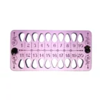 ESM20 Органайзер pink lollipop gold pearl с 2-я магнитами на 20 ячеек