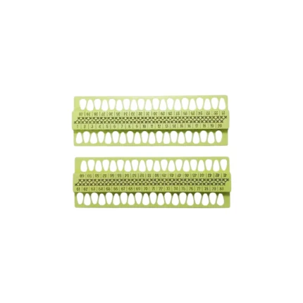 DDN40*2 Набор органайзеров 2 в 1 lemon green pearl на 80 мулине (2 шт.)